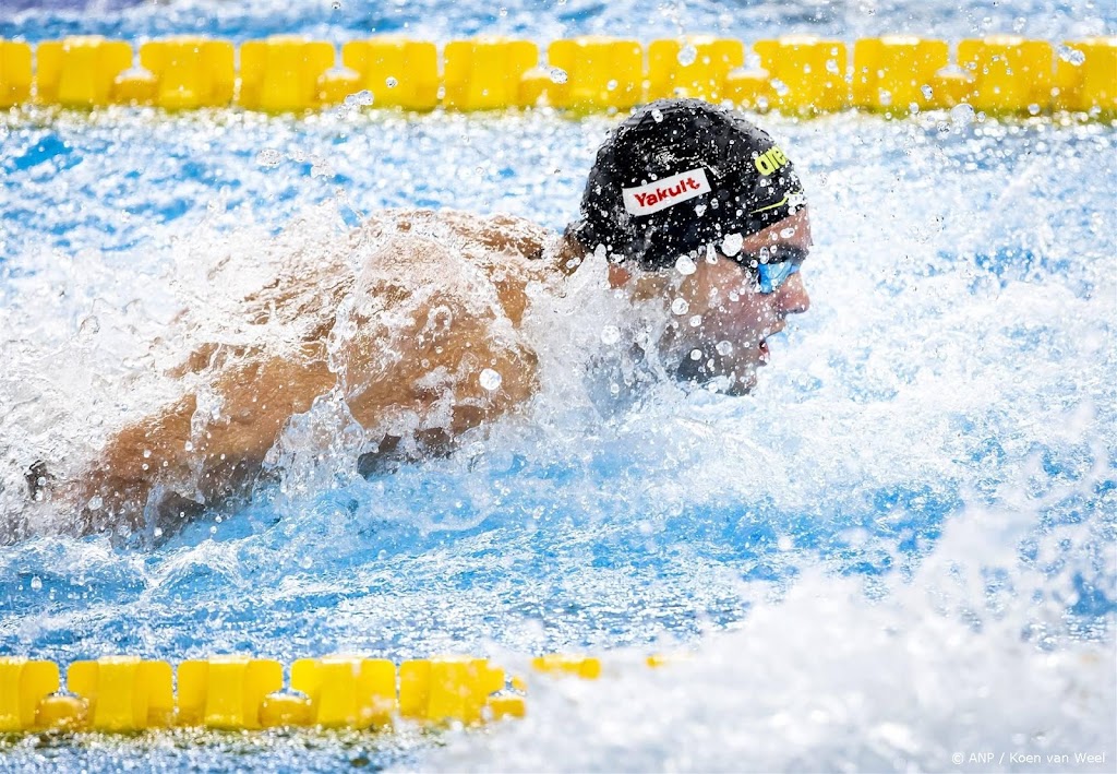Zwemmer Korstanje als zevende naar WK-finale 100 meter vlinderslag