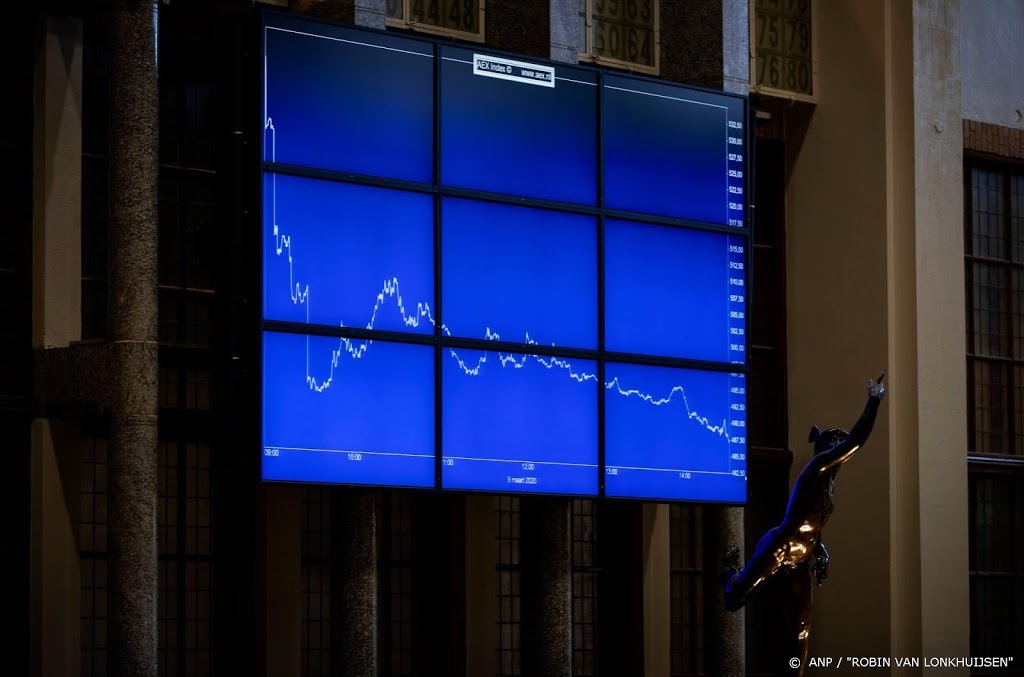 AEX zakt onder 400 punten na zware virusmaatregelen