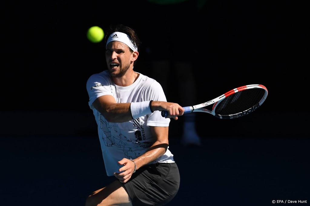 Tennisser Thiem in tweede ronde uitgeschakeld in Dubai