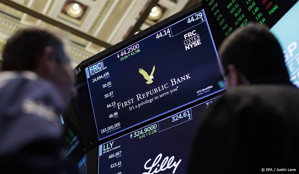 Regionale banken stijgen op Wall Street na steun First Republic