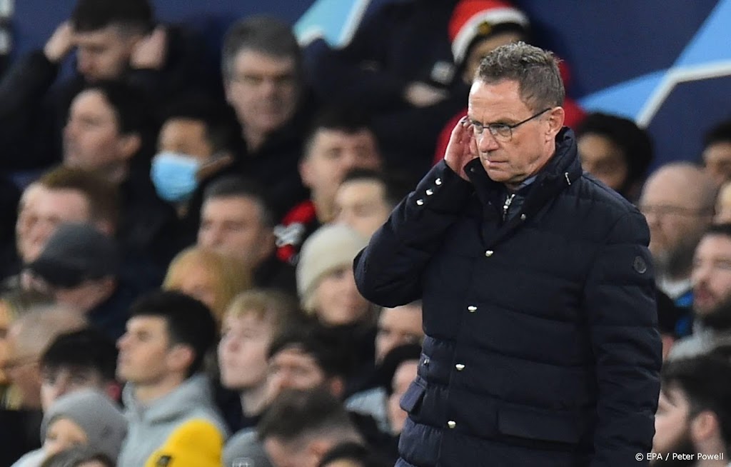 Trainer Rangnick had er meer van verwacht bij United