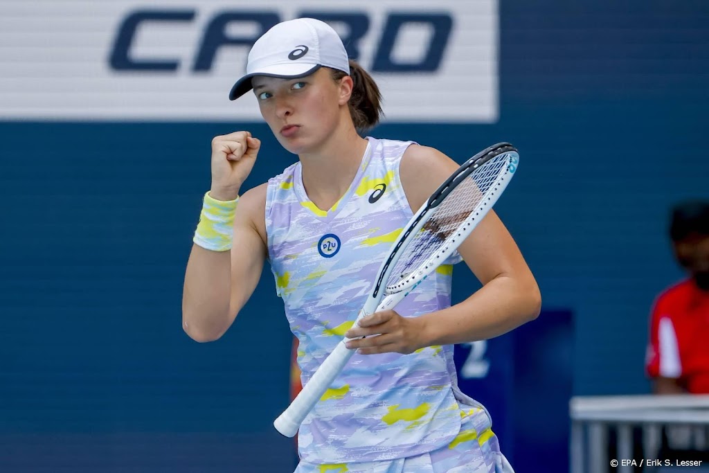 Tennisster Swiatek overtuigt ook in Billie Jean King Cup