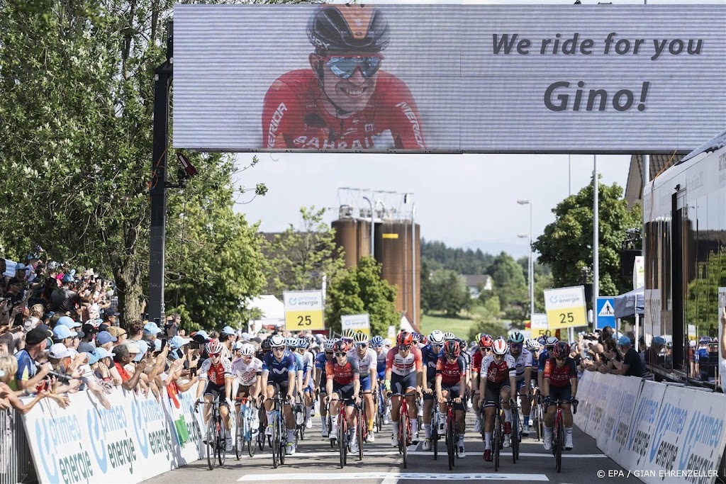 Wielrenners voltooien geneutraliseerde rit Ronde van Zwitserland