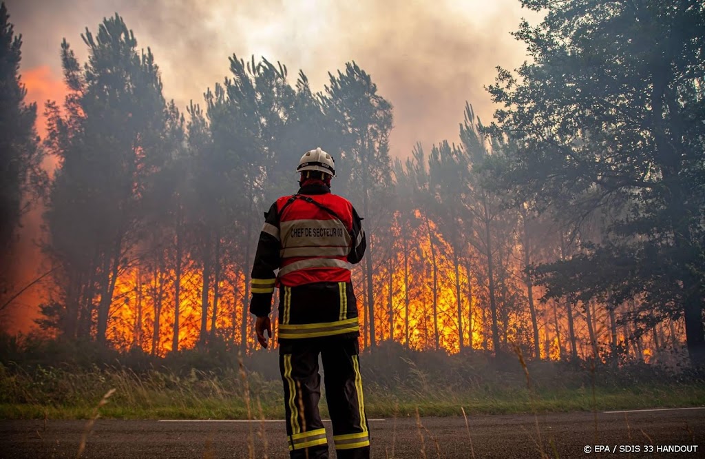 Bosbranden in het zuidwesten van Frankrijk worden steeds groter