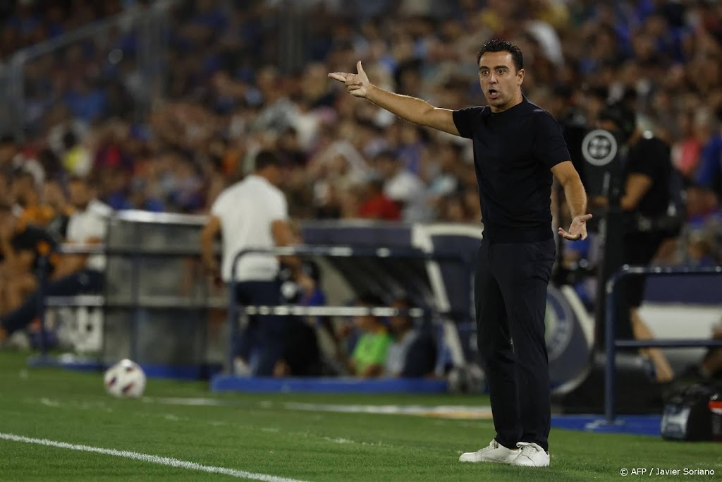 Trainer Xavi van FC Barcelona voor twee duels geschorst