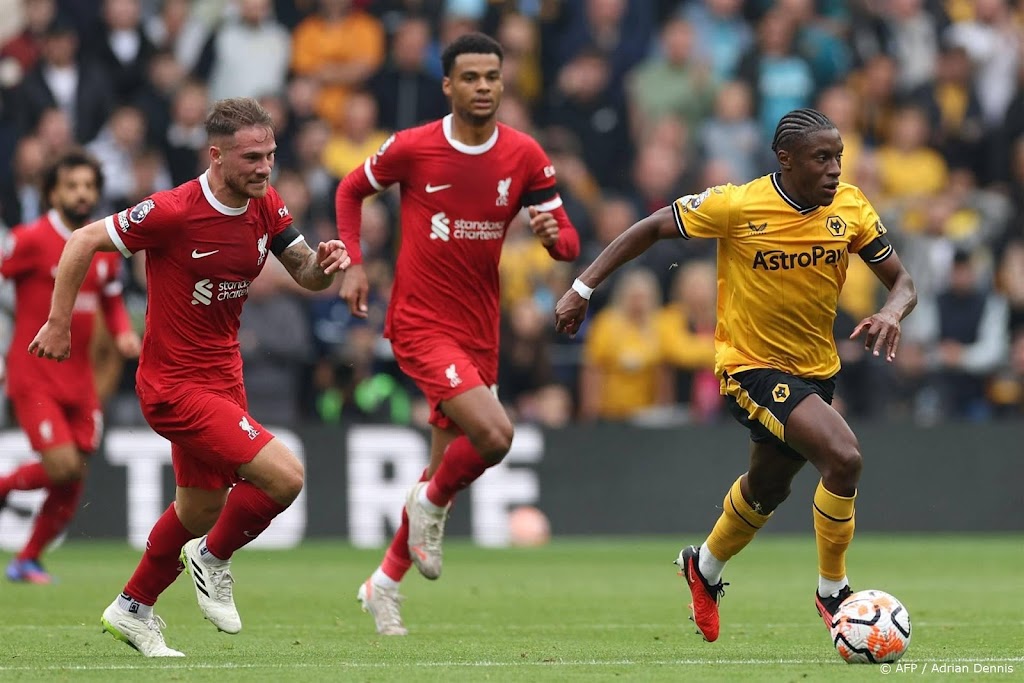 Liverpool in slotfase langs Wolverhampton, doelpunt Gakpo