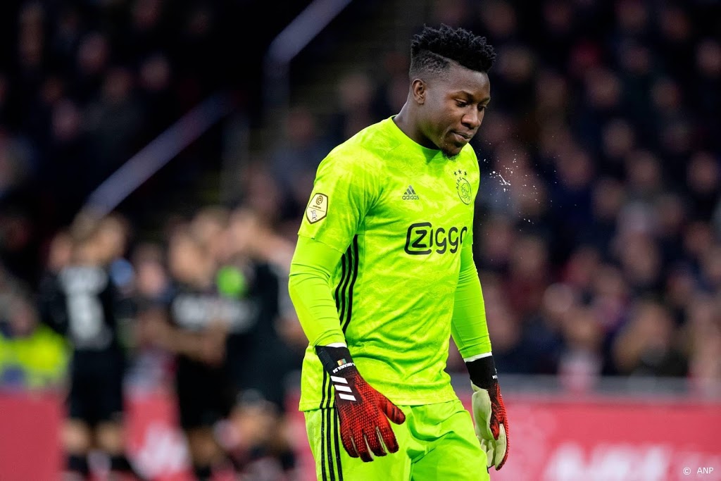 Doelman Onana aast zondag met Ajax op revanche