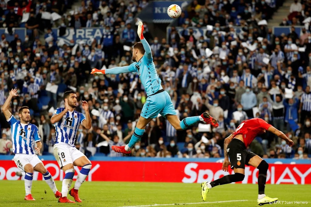 Real Sociedad na zege op Mallorca koploper in La Liga