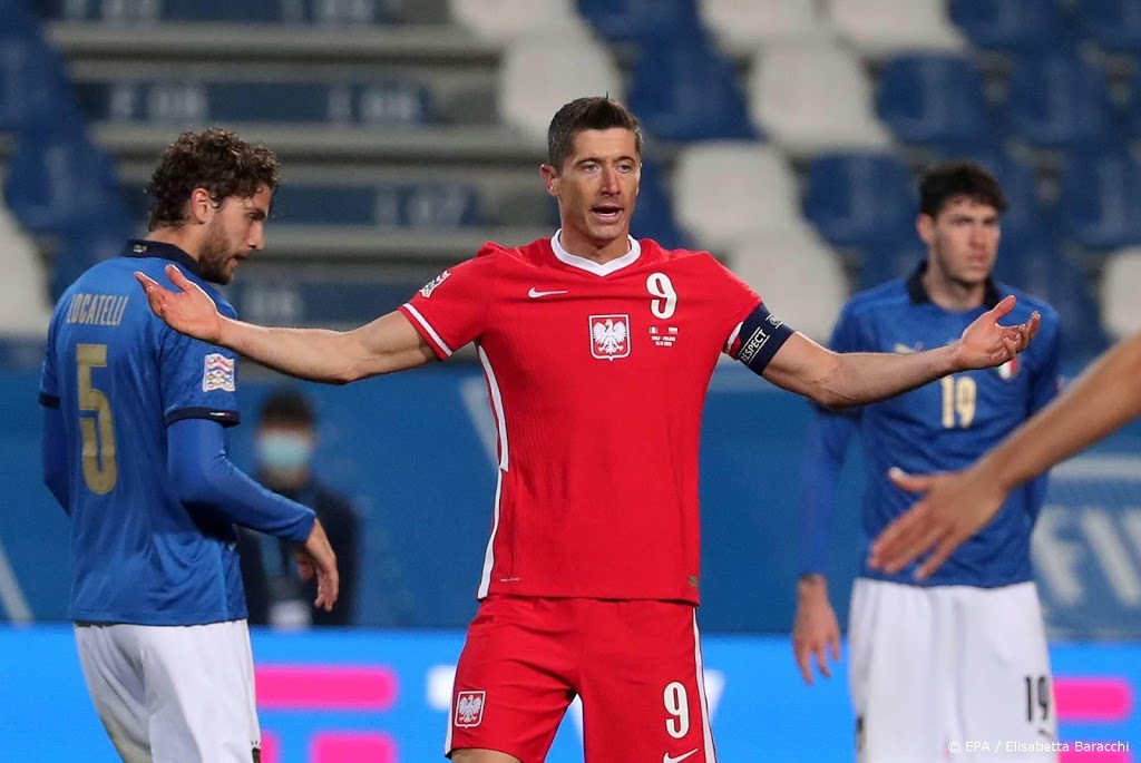 Lewandowski: Italië was ons tactisch op alle vlakken de baas