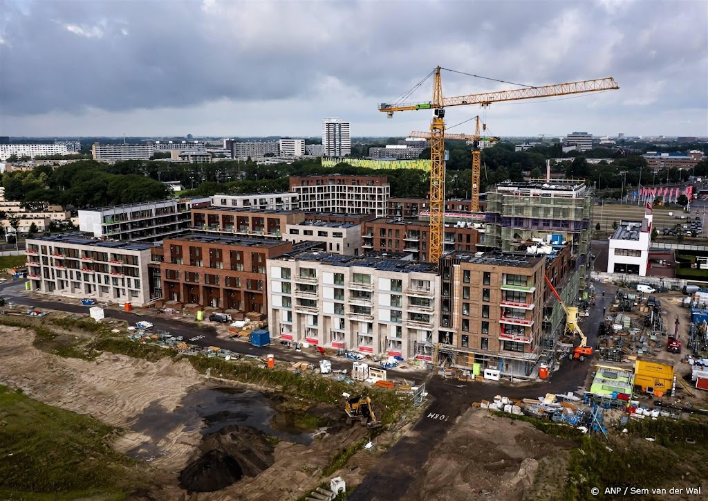 Traagste groei voor woningbouwers sinds eind 2020