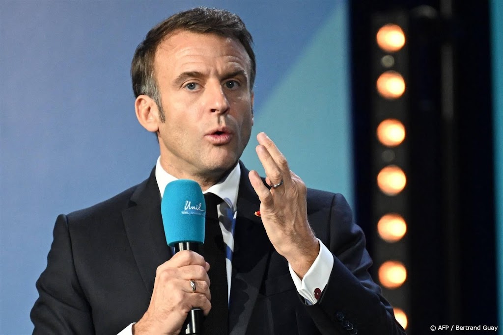 Macron: EU-landen zijn het eerlijk gezegd oneens over Gaza
