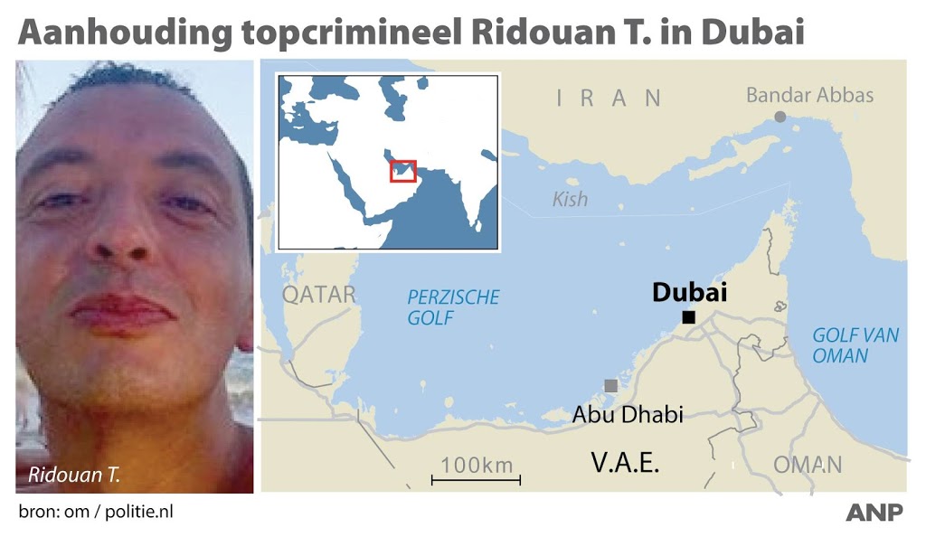 OM blij met aanhouding Ridouan T., onderzoek gaat verder