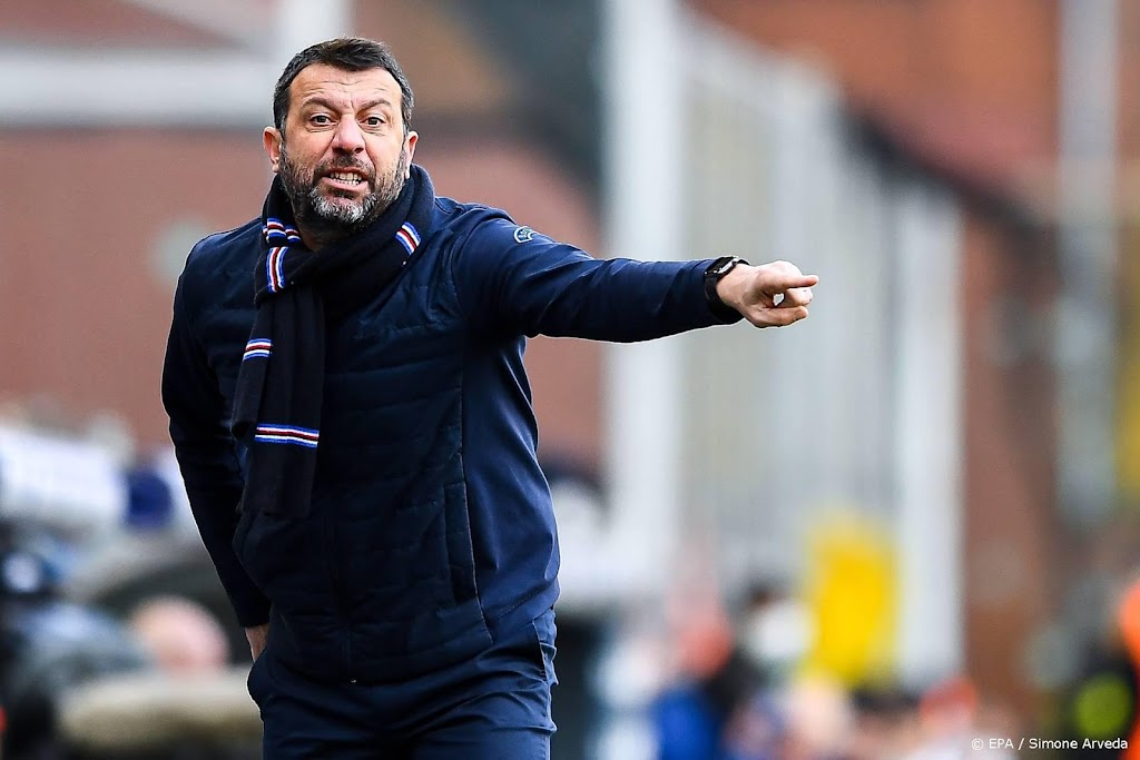 Sampdoria ontslaat trainer na reeks nederlagen