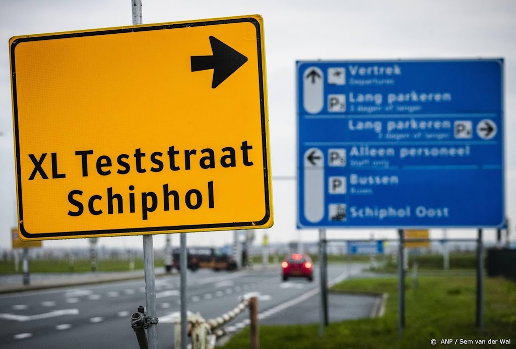 Grote drukte op testlocatie bij Schiphol, afspraak nodig