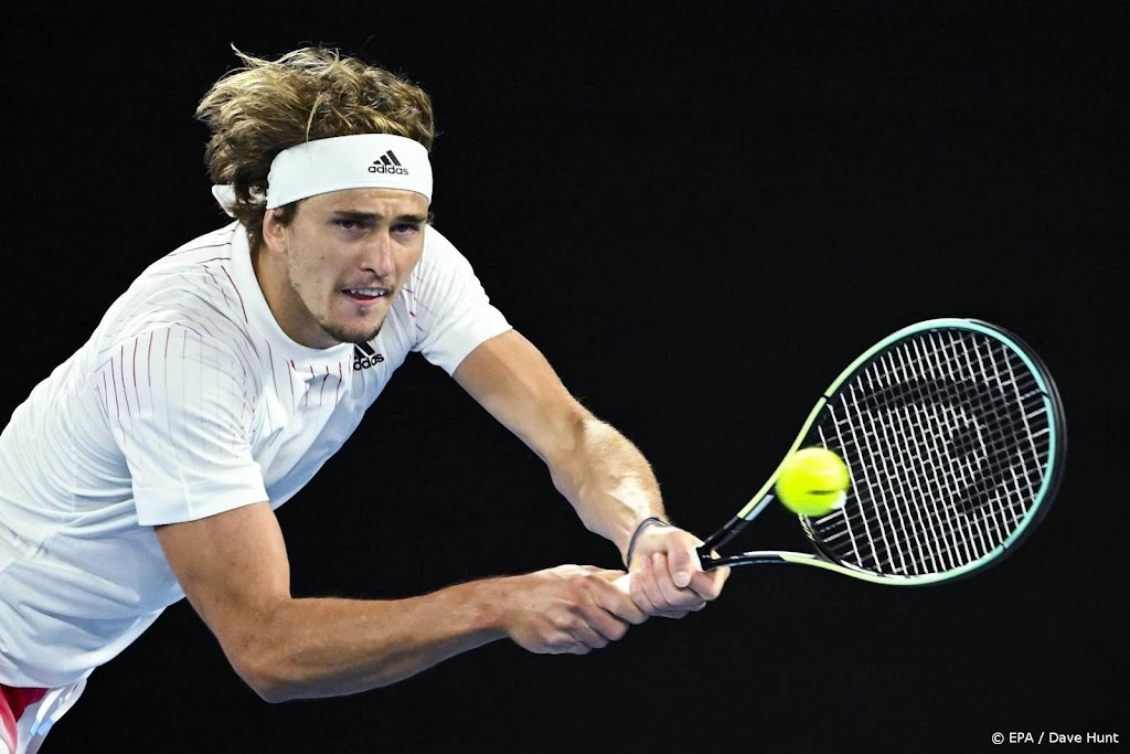 Zverev wint Duits onderonsje in Rod Laver Arena