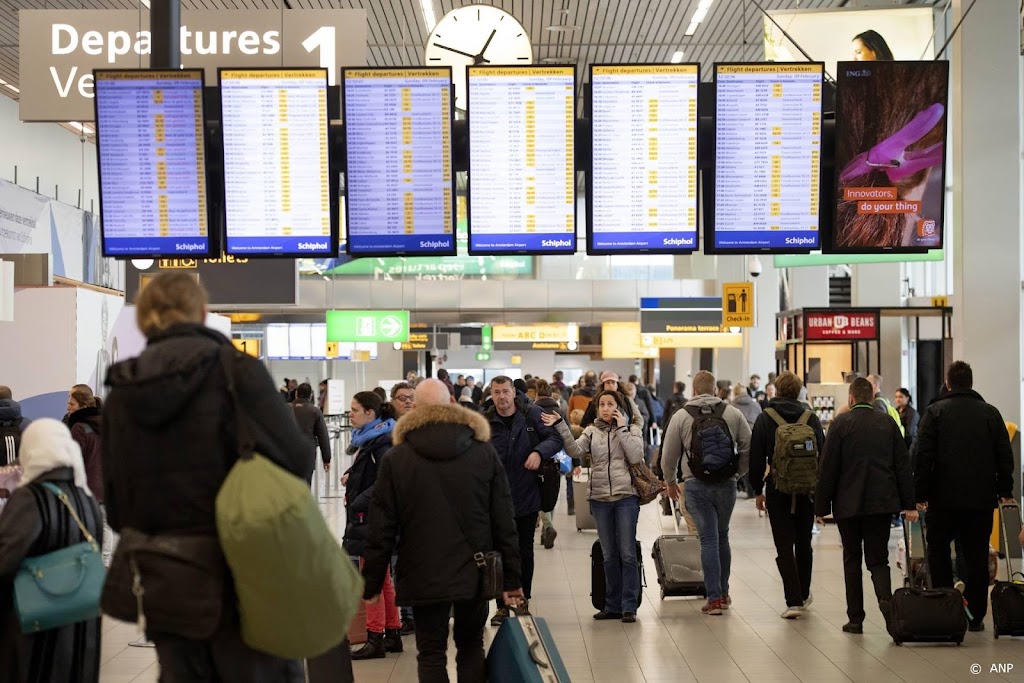 Vertraging op Schiphol door storm Dudley