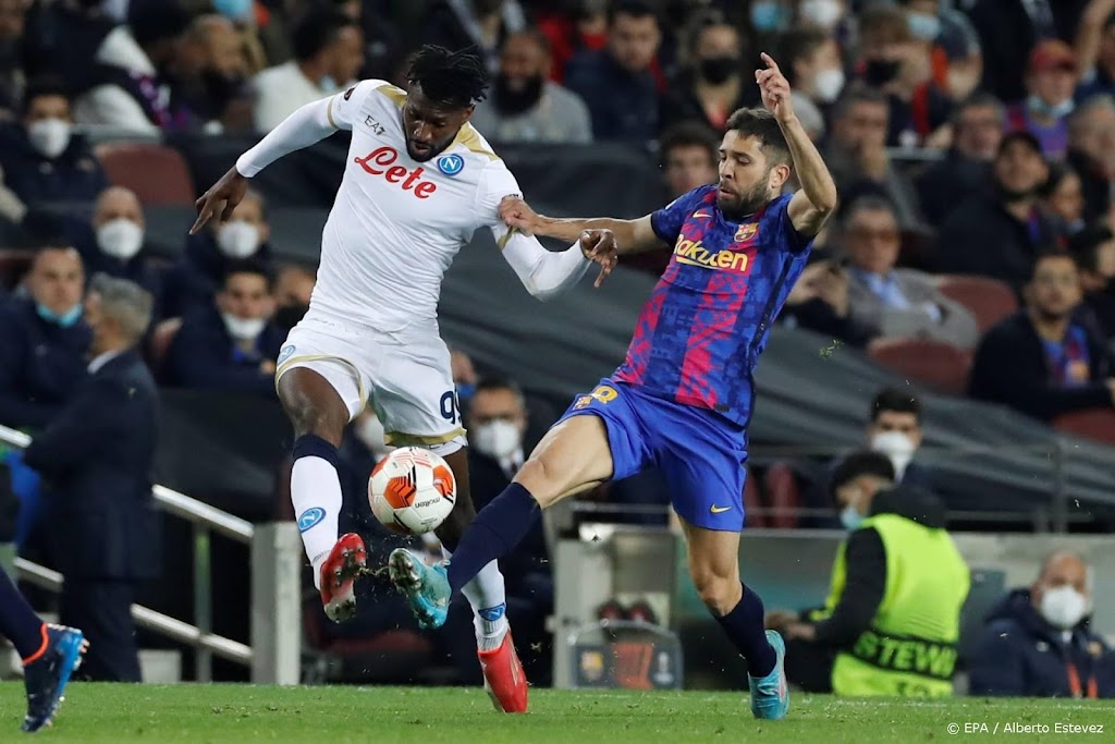 FC Barcelona weet niet te winnen van Napoli in Europa League