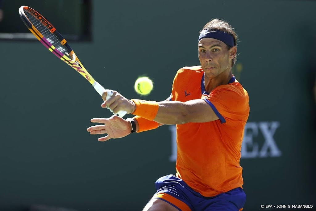 Tennisser Nadal wint opnieuw in Indian Wells