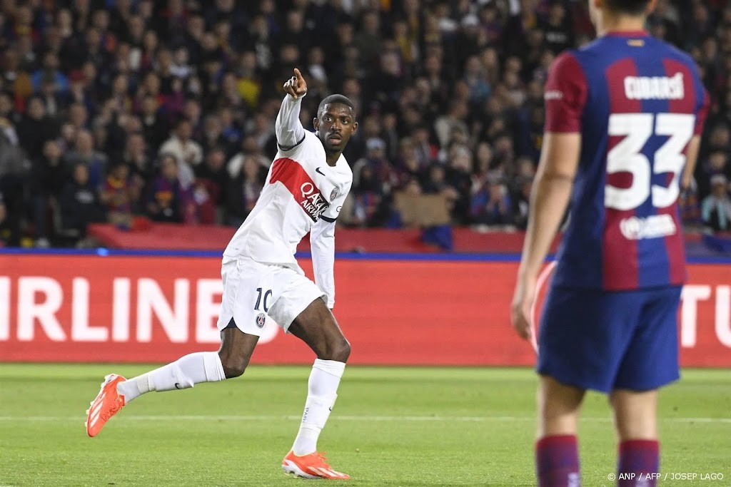 PSG-speler Dembélé heeft geweldige avond bij oude club Barcelona