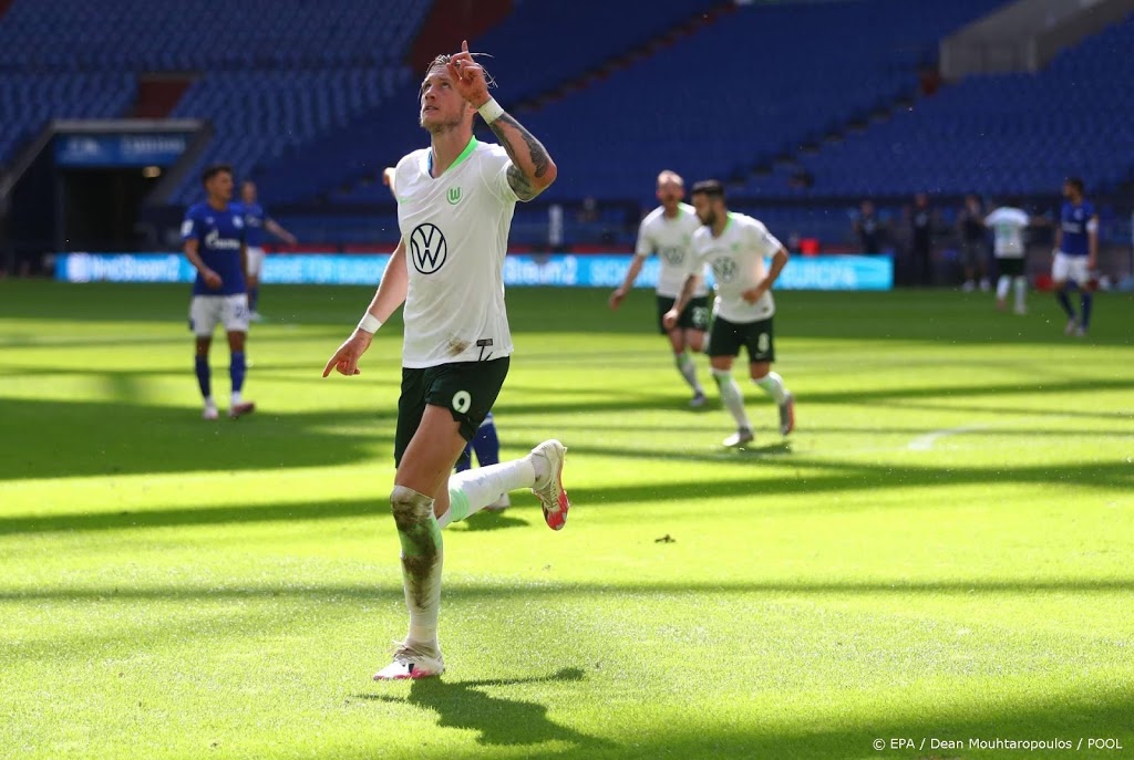 Weghorst draagt met 2 treffers bij aan zege Wolfsburg