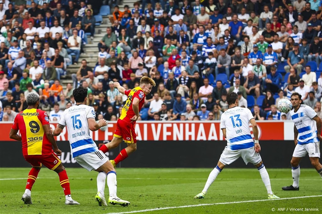 Go Ahead pakt met tien man punt bij PEC Zwolle