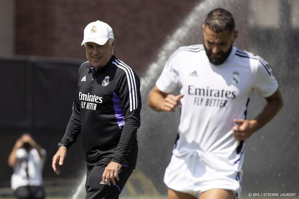 Ancelotti hoopt dat zijn topscorer Benzema de Gouden Bal krijgt