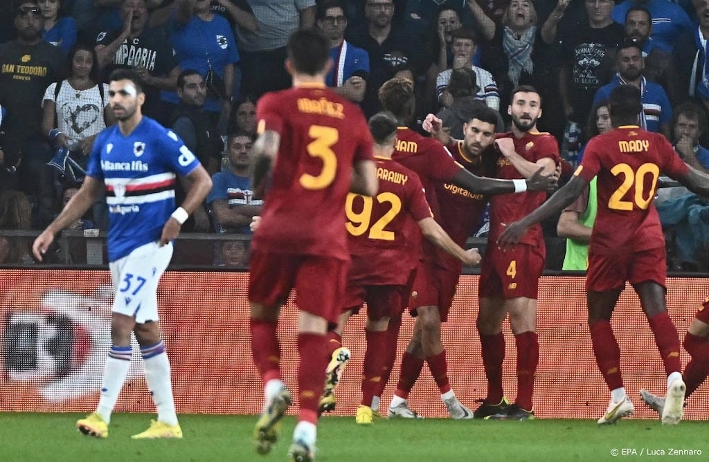 AS Roma wint met invaller Karsdorp van Sampdoria