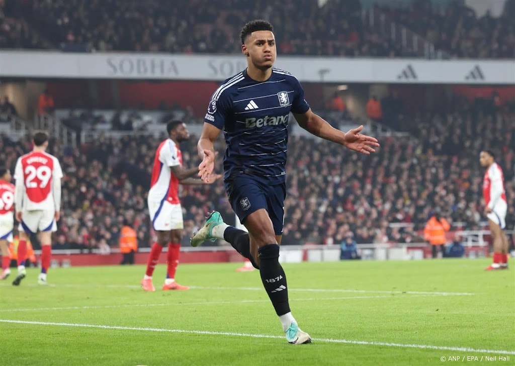 Arsenal laat Liverpool uitlopen met gelijkspel tegen Aston Villa