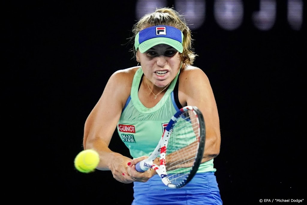 Grandslamwinnares Kenin direct onderuit in Dubai