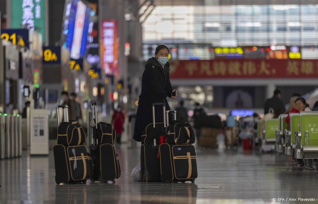 Ruim helft minder Chinezen op pad voor Chinees Nieuwjaar
