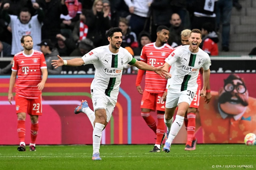 Bayern München onderuit bij Borussia Mönchengladbach