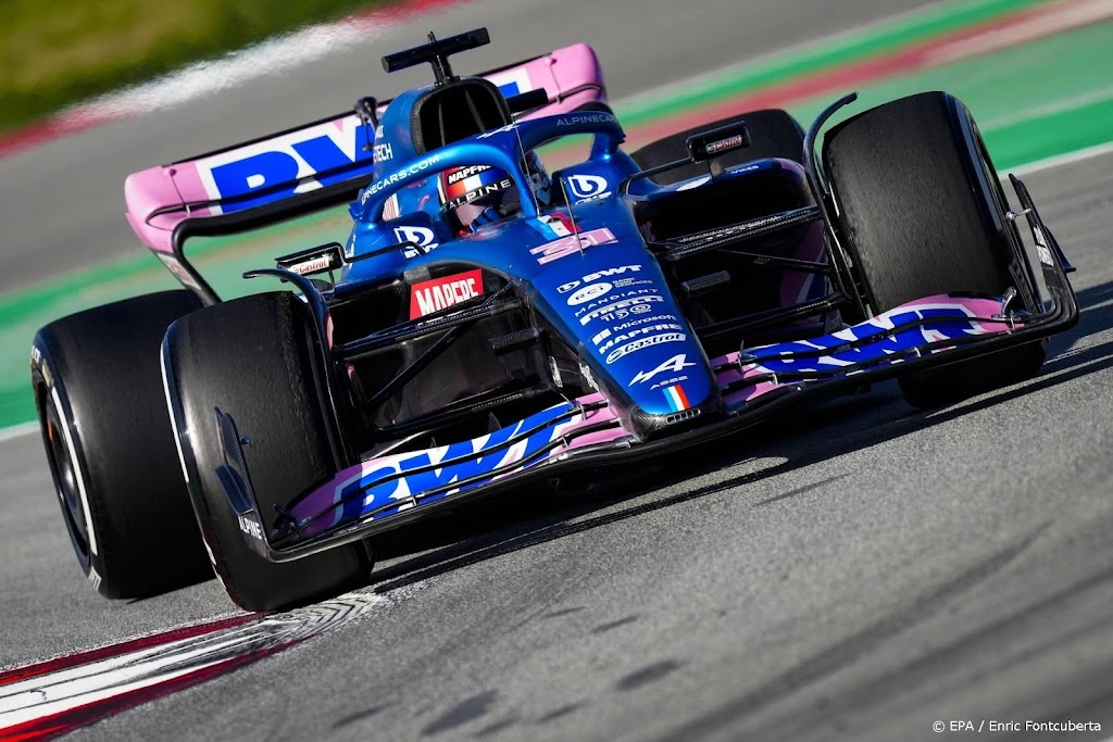 Eerste rode vlag in Formule 1 al na amper 10 minuten