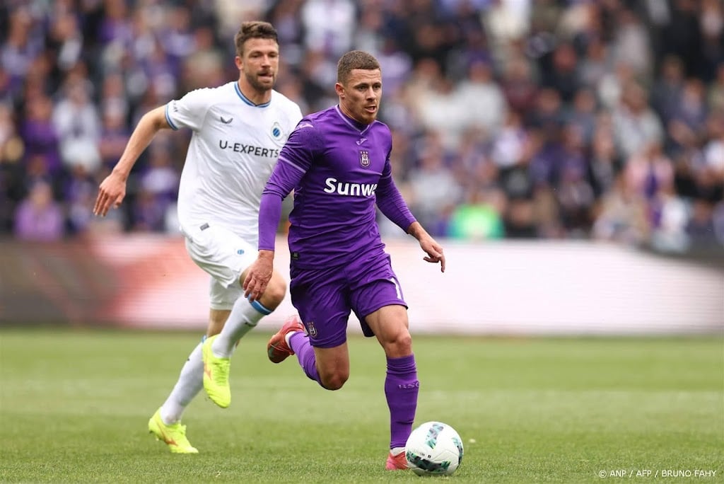 Club Brugge houdt met zege bij Anderlecht kans op Belgische titel