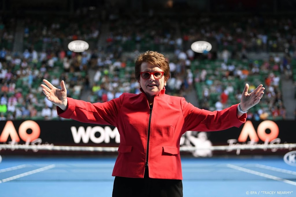 Tennislegende King: doorgaan US Open mooi signaal