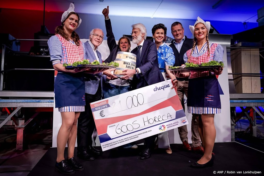 81.000 euro opgehaald met eerste vaatje nieuwe haring