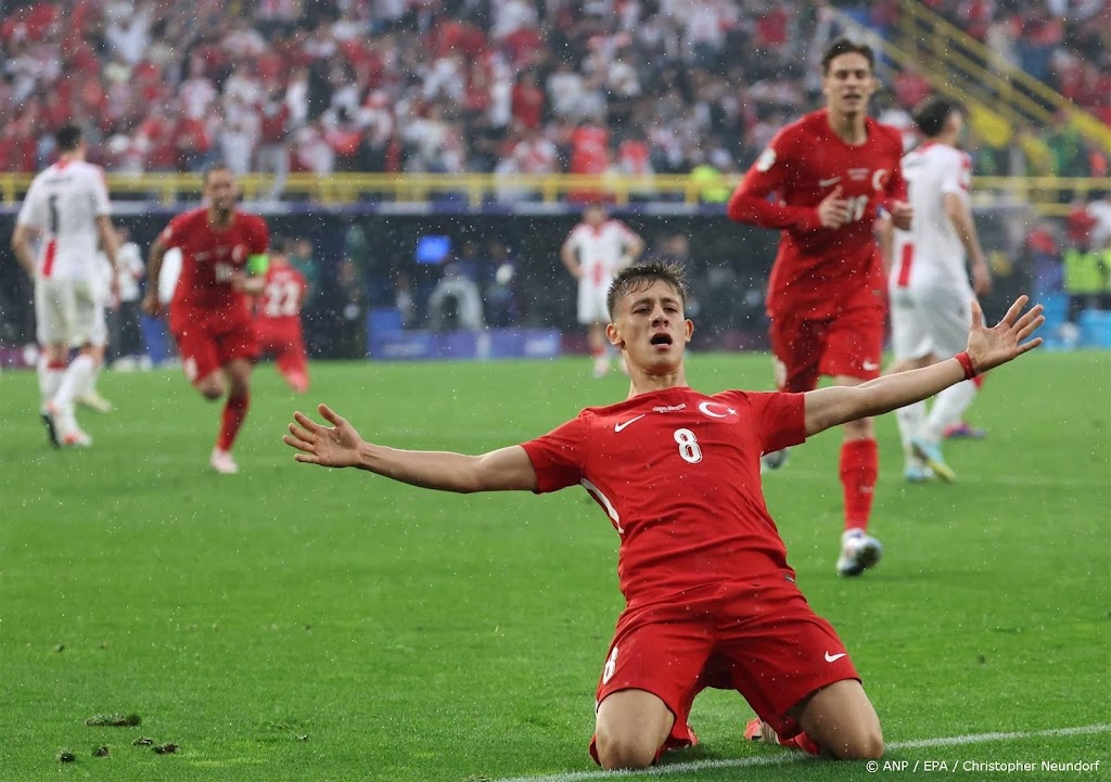 Turkije wint tegen debutant Georgië eerste EK-openingsduel ooit