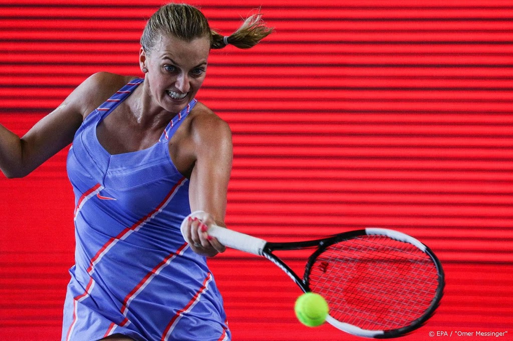 Tennisster Kvitova bereikt ook tweede finale in Berlijn