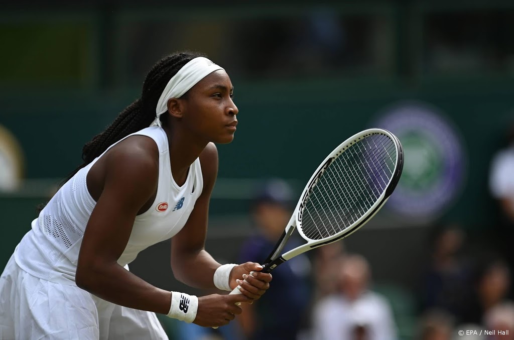 Tennisster Gauff mist Spelen vanwege corona