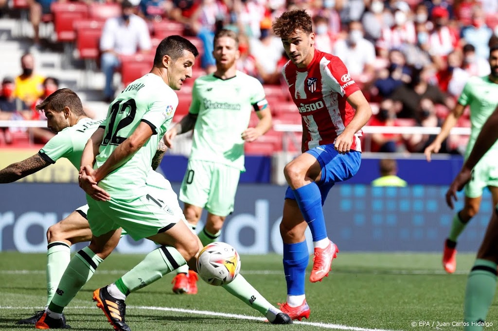 Atlético Madrid komt weer niet tot scoren, rood voor Félix
