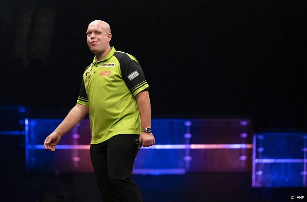 Van Gerwen uitgeschakeld in kwartfinales World Series of Darts