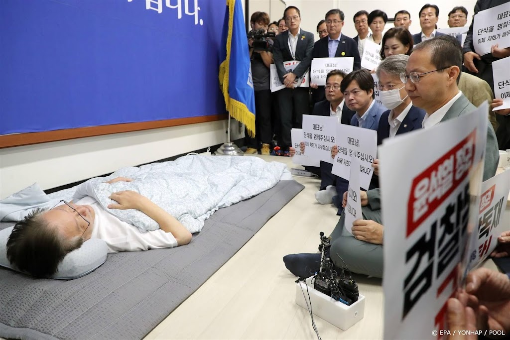 Oppositieleider Zuid-Korea in ziekenhuis na hongerstaking