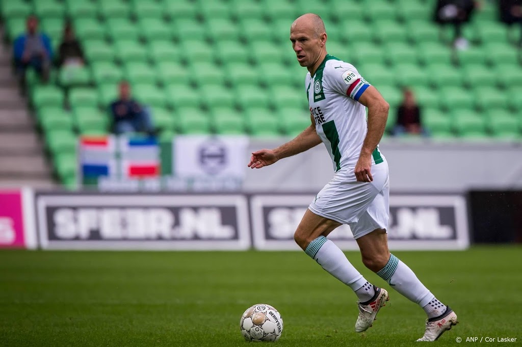 Robben begint op de bank bij FC Groningen in duel met FC Utrecht