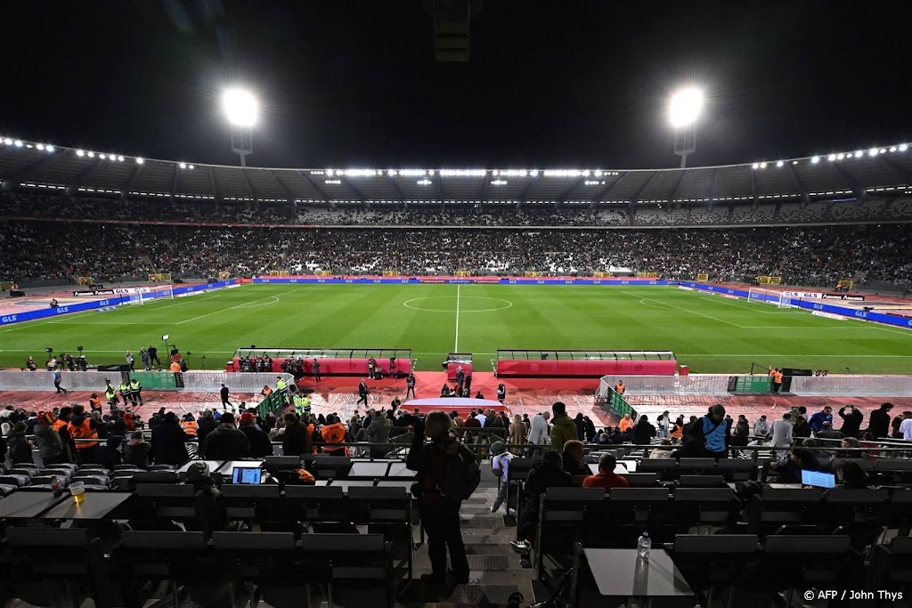 UEFA beslist uiterlijk vrijdag over restant België - Zweden