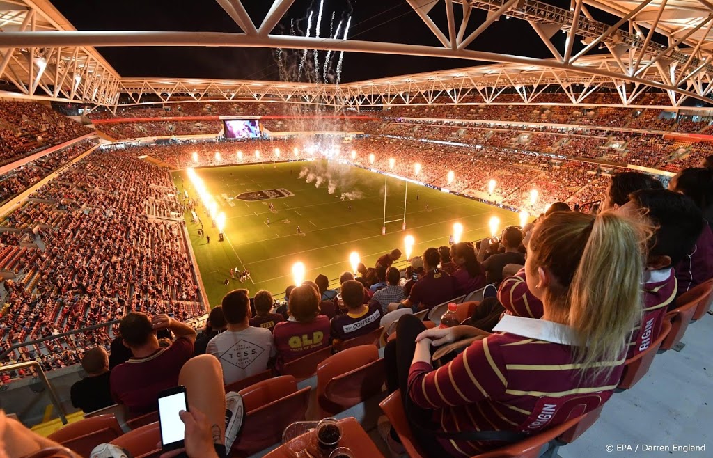 Recordaantal toeschouwers bij Australische rugbywedstrijd