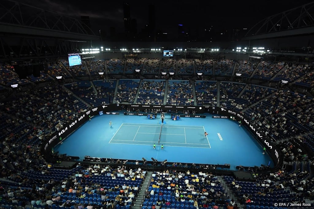 Australian Open voor volle tribunes in Melbourne