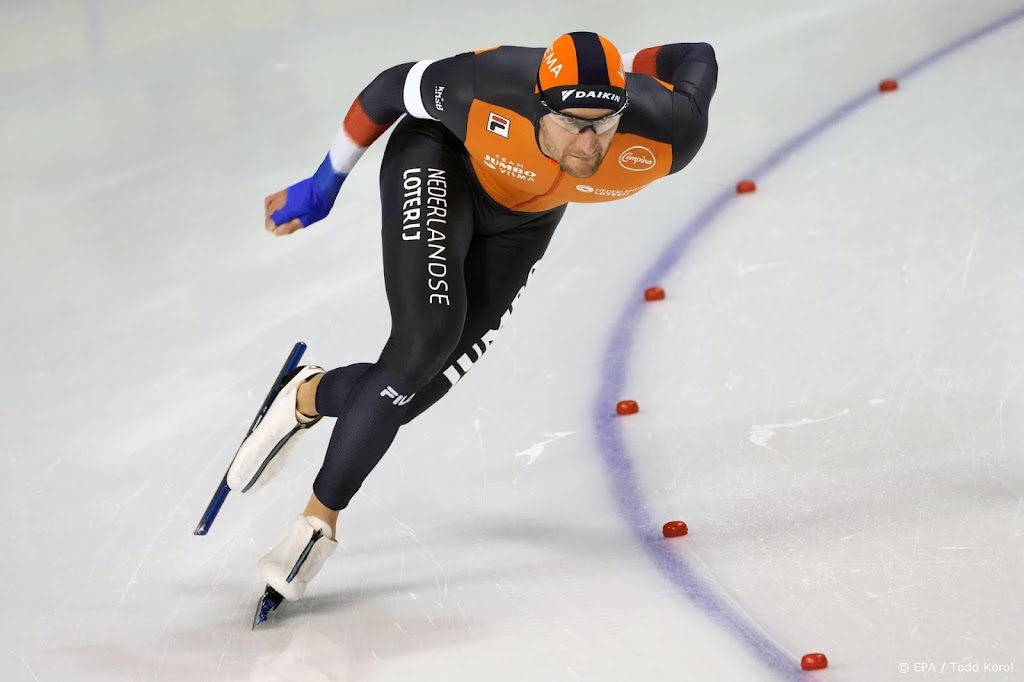 Schaatser Krol tweede op 1000 meter achter snelle Amerikaan Stolz