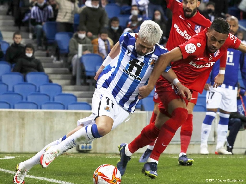 Real Sociedad ten koste van Atlético Madrid naar kwartfinale