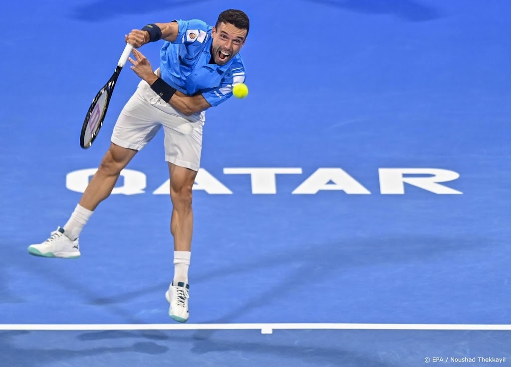 Tennisser Bautista Agut pakt nu wel titel in Doha