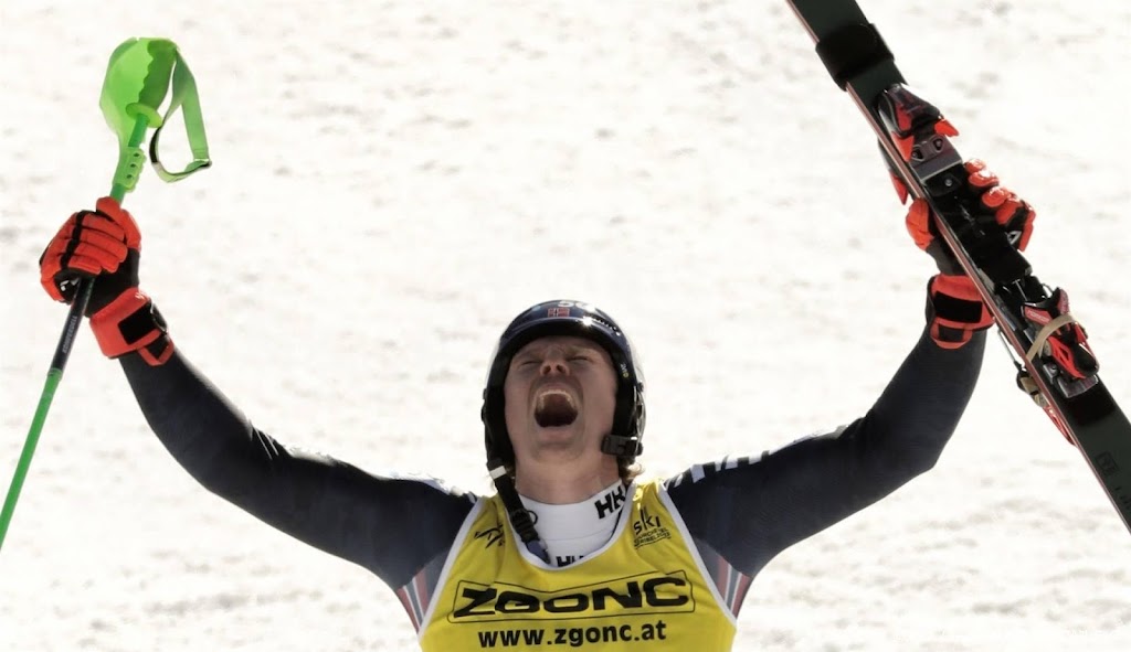 Noor Kristoffersen pakt WK-goud op slalom met sterke tweede run