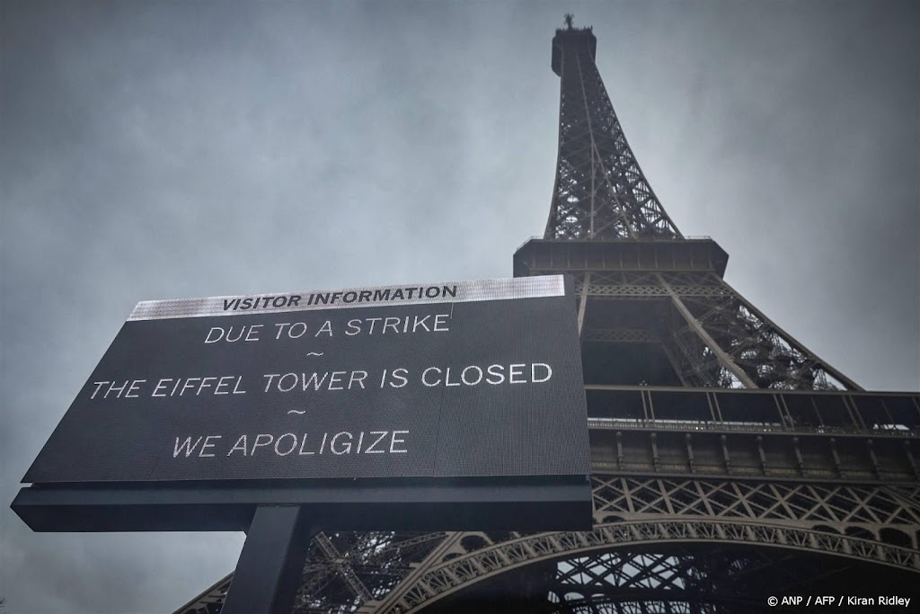 Eiffeltoren gesloten om staking personeel